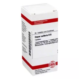 HEPAR SULFURIS D 8 Comprimidos, 80 Cápsulas