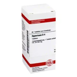 HYPERICUM D 4 Comprimidos, 80 Cápsulas