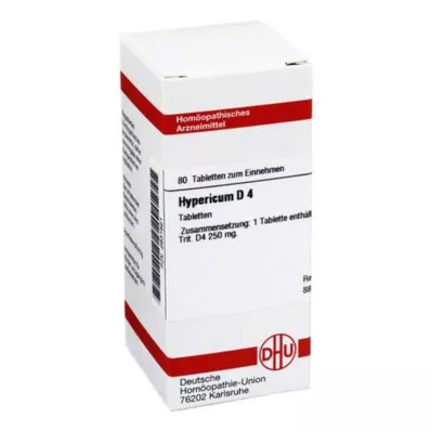 HYPERICUM D 4 Comprimidos, 80 Cápsulas HYPERICUM D 4 Comprimidos, 80 Cápsulas