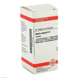 IBERIS AMARA D 4 Comprimidos, 80 Cápsulas