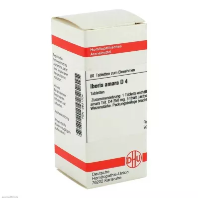 IBERIS AMARA D 4 Comprimidos, 80 Cápsulas IBERIS AMARA D 4 Comprimidos, 80 Cápsulas