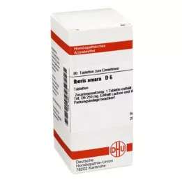 IBERIS AMARA D 6 Comprimidos, 80 Cápsulas