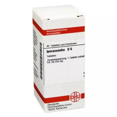 IPECACUANHA D 6 Comprimidos, 80 Cápsulas IPECACUANHA D 6 Comprimidos, 80 Cápsulas