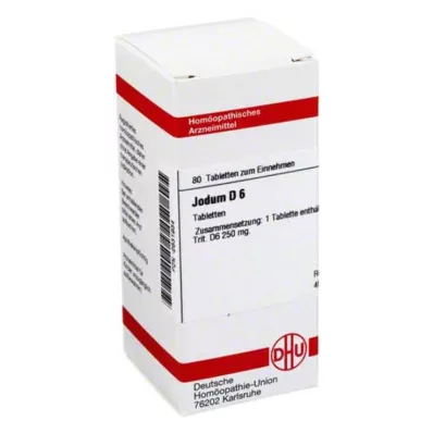 JODUM D 6 Comprimidos, 80 Cápsulas