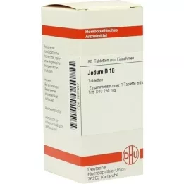 JODUM D 10 Comprimidos, 80 Cápsulas