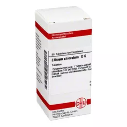 LITHIUM CHLORATUM D 6 Comprimidos, 80 Cápsulas