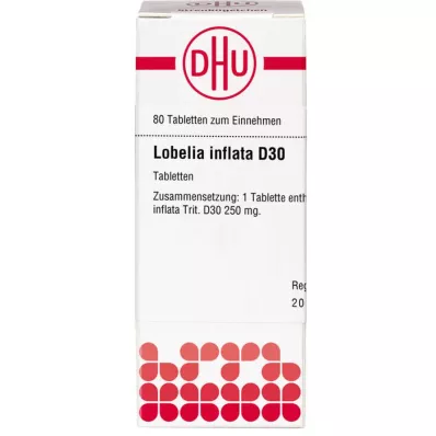 LOBELIA INFLATA D 30 Comprimidos, 80 Cápsulas