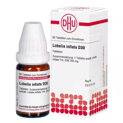LOBELIA INFLATA D 30 Comprimidos, 80 Cápsulas