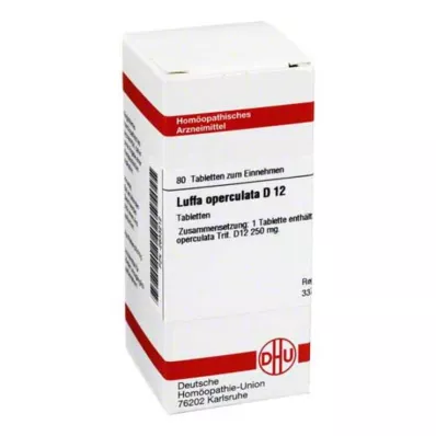 LUFFA OPERCULATA D 12 Comprimidos, 80 Cápsulas