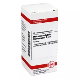 MERCURIUS SOLUBILIS Hahnemanni D 30 Comprimidos, 80 unid
