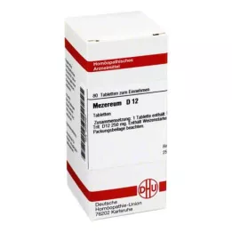 MEZEREUM D 12 Comprimidos, 80 Cápsulas