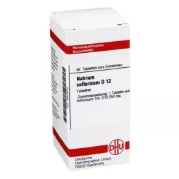 NATRIUM SULFURICUM D 12 Comprimidos, 80 Cápsulas