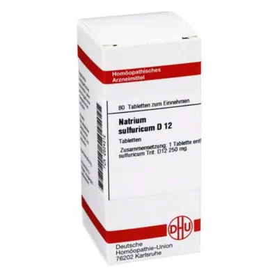 NATRIUM SULFURICUM D 12 Comprimidos, 80 Cápsulas NATRIUM SULFURICUM D 12 Comprimidos, 80 Cápsulas