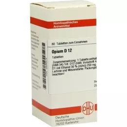 OPIUM D 12 Comprimidos, 80 Cápsulas