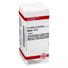 OPIUM D 12 Comprimidos, 80 Cápsulas