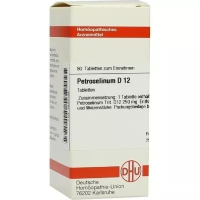 PETROSELINUM D 12 Comprimidos, 80 Cápsulas