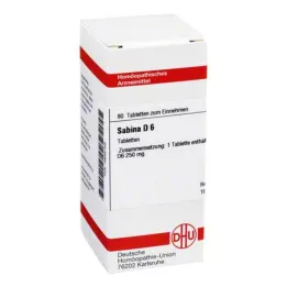 SABINA D 6 Comprimidos, 80 Cápsulas