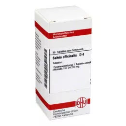 SALVIA OFFICINALIS D 4 Comprimidos, 80 Cápsulas