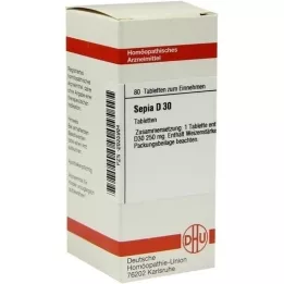SEPIA D 30 Comprimidos, 80 Cápsulas