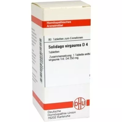 SOLIDAGO VIRGAUREA D 4 Comprimidos, 80 Cápsulas