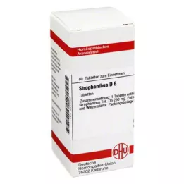 STROPHANTHUS D 6 Comprimidos, 80 Cápsulas