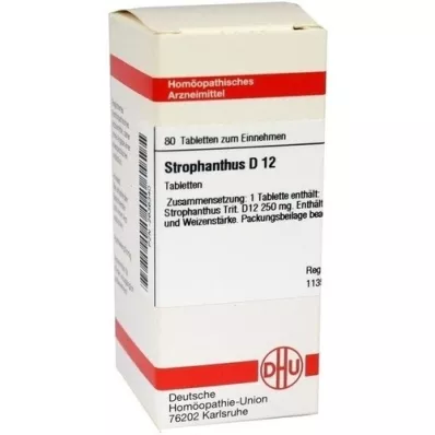 STROPHANTHUS D 12 Comprimidos, 80 Cápsulas