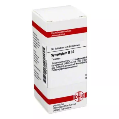 SYMPHYTUM D 30 Comprimidos, 80 Cápsulas SYMPHYTUM D 30 Comprimidos, 80 Cápsulas