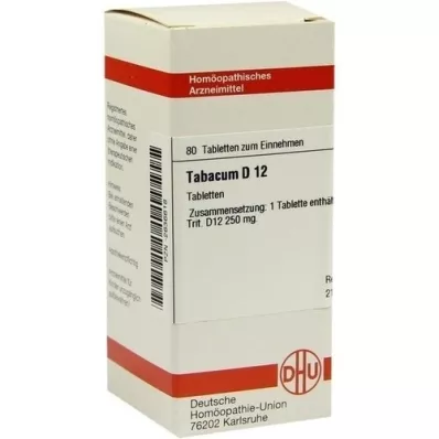 TABACUM D 12 Comprimidos, 80 Cápsulas