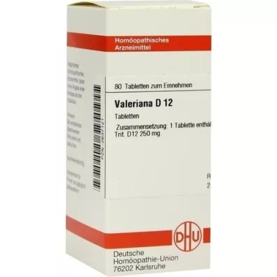 VALERIANA D 12 Comprimidos, 80 Cápsulas