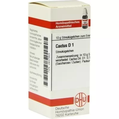 CACTUS D 1 glóbulos, 10 g