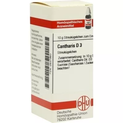 CANTHARIS D 3 glóbulos, 10 g