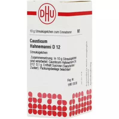 CAUSTICUM HAHNEMANNI D 12 glóbulos, 10 g