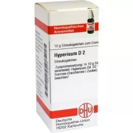 HYPERICUM D 2 glóbulos, 10 g