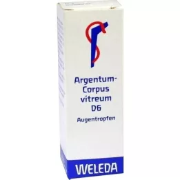 ARGENTUM CORPUS Vitreum D 6 colírio, 10 ml