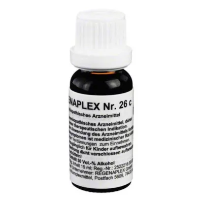 REGENAPLEX N.º 26 c gotas, 15 ml REGENAPLEX N.º 26 c gotas, 15 ml