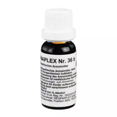 REGENAPLEX N.º 36 b gotas, 15 ml REGENAPLEX N.º 36 b gotas, 15 ml