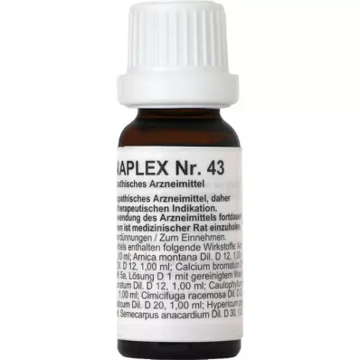 REGENAPLEX N.º 43 gotas, 15 ml