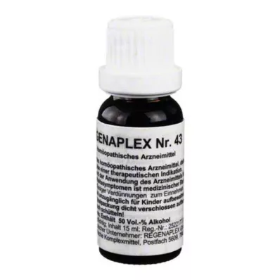 REGENAPLEX N.º 43 gotas, 15 ml REGENAPLEX N.º 43 gotas, 15 ml
