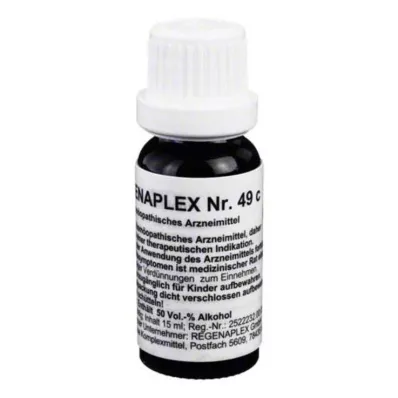 REGENAPLEX N.º 49 c gotas, 15 ml