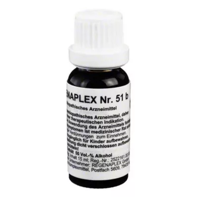 REGENAPLEX N.º 51 b gotas, 15 ml REGENAPLEX N.º 51 b gotas, 15 ml
