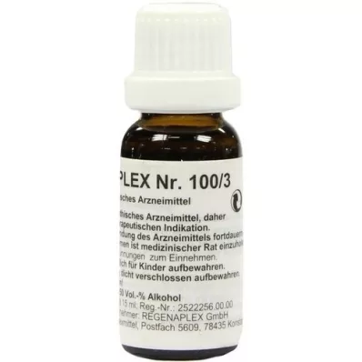 REGENAPLEX N.º 100/3 gotas, 15 ml