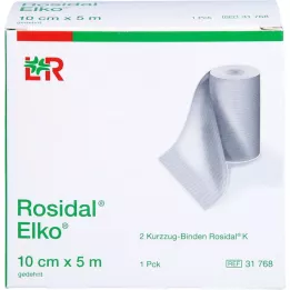 ROSIDAL Ligadura elástica curta Elko 10 cmx5 m, 2 peças