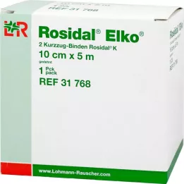 ROSIDAL Ligadura elástica curta Elko 10 cmx5 m, 2 peças