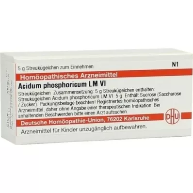 ACIDUM PHOSPHORICUM LM VI Glóbulos, 5 g