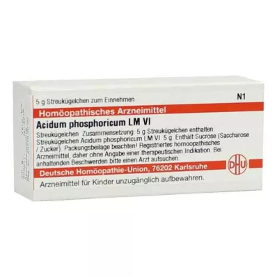 ACIDUM PHOSPHORICUM LM VI Glóbulos, 5 g