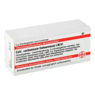 CALCIUM CARBONICUM Hahnemanni LM VI Glóbulos, 5 g