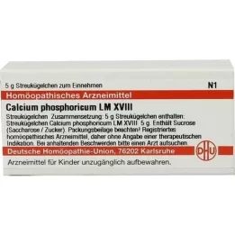 CALCIUM PHOSPHORICUM LM XVIII Glóbulos, 5 g