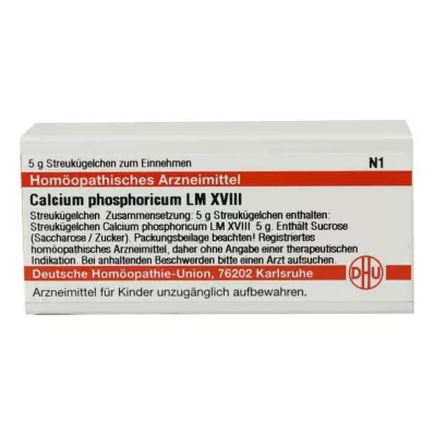 CALCIUM PHOSPHORICUM LM XVIII Glóbulos, 5 g CALCIUM PHOSPHORICUM LM XVIII Glóbulos, 5 g