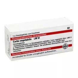 CARBO VEGETABILIS LM VI Glóbulos, 5 g
