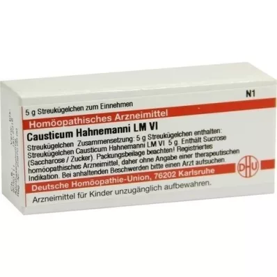 CAUSTICUM HAHNEMANNI LM VI Glóbulos, 5 g